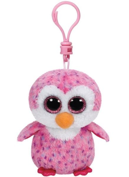 TY Beanie Boos Pemb Penguen Glider Peluş Anahtarlık 12 cm.