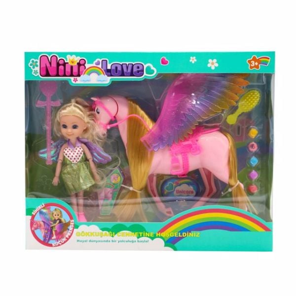 Nini Love Sihirli Küçük Prenses ve Unicorn Atı