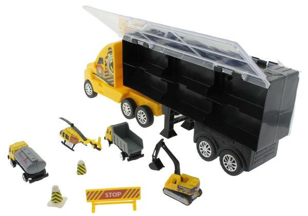 Taşınabilir Die-Cast Metal Araçlı İnşaat Kamyonu