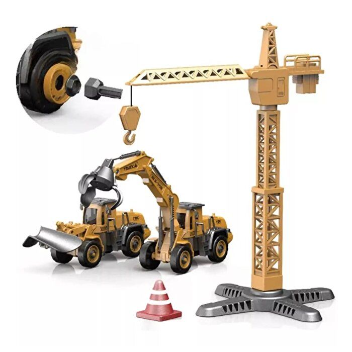 Vinç Silindir Kepçe Montaj İnşaat Seti