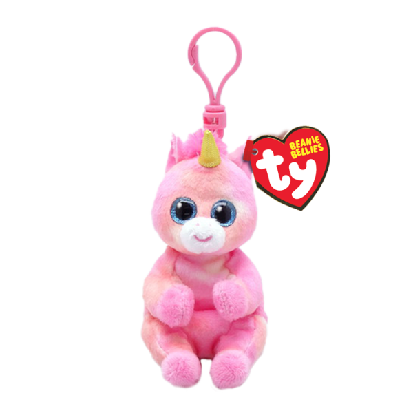 TY Beanie Bellies Unicorn Skylar Peluş Anahtarlık 12 cm.