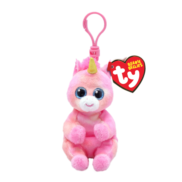 TY Beanie Bellies Unicorn Skylar Peluş Anahtarlık 12 cm.