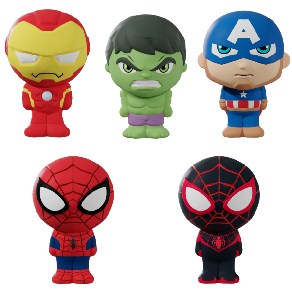 Marvel Slow Rising Squishy Figür - 9 cm. (5 Asorti)