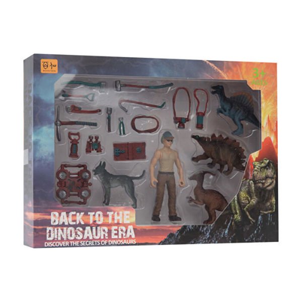 Back to the Dinosaur Era 20 Parça Figürlü Dinozor Oyun Seti (4 Asorti)