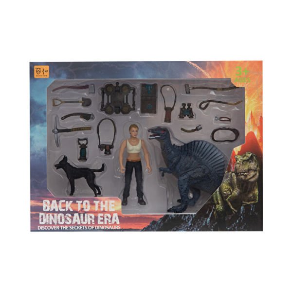 Figürlü Dinozorlu Savunma Seti (3 Asorti)