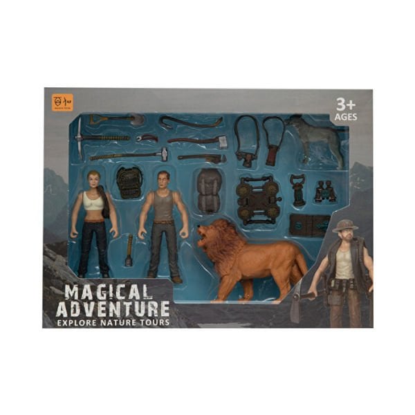 İkili Figürlü Aslanlı Savunma Seti