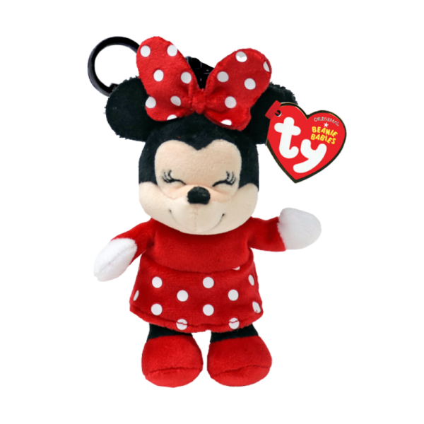TY Beanie Babies Disney Minnie Mouse Anahtarlık 12 cm.