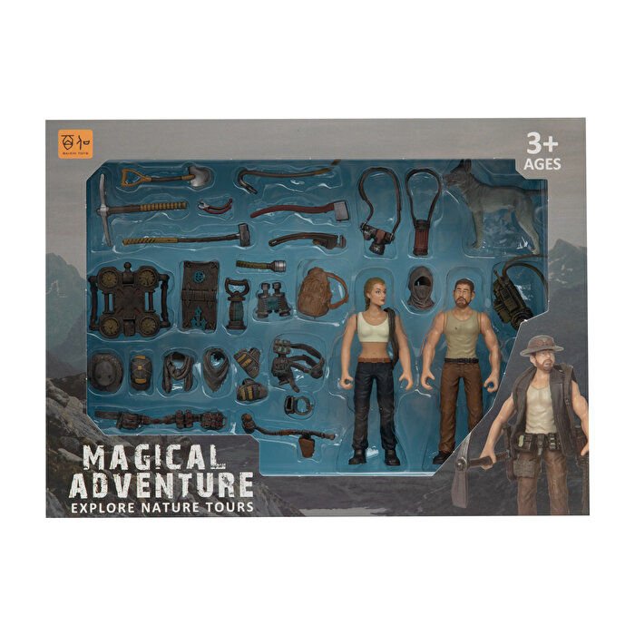 İkili Figürlü Köpekli Savunma Seti