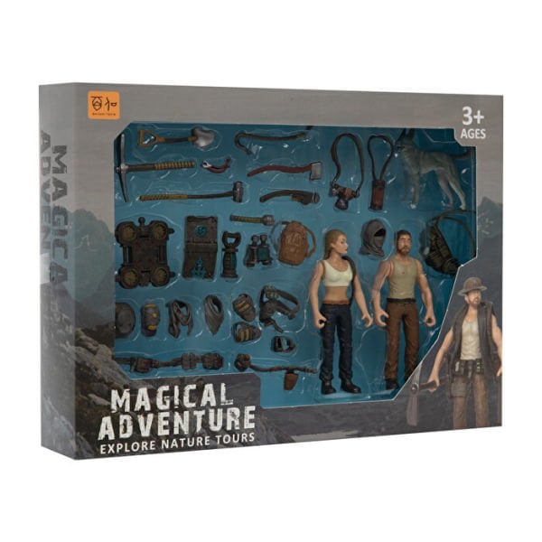 İkili Figürlü Köpekli Savunma Seti