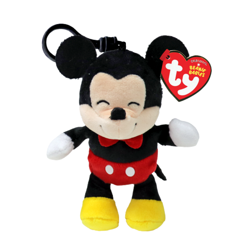 TY Beanie Babies Disney Mickey Mouse Anahtarlık 12 cm.