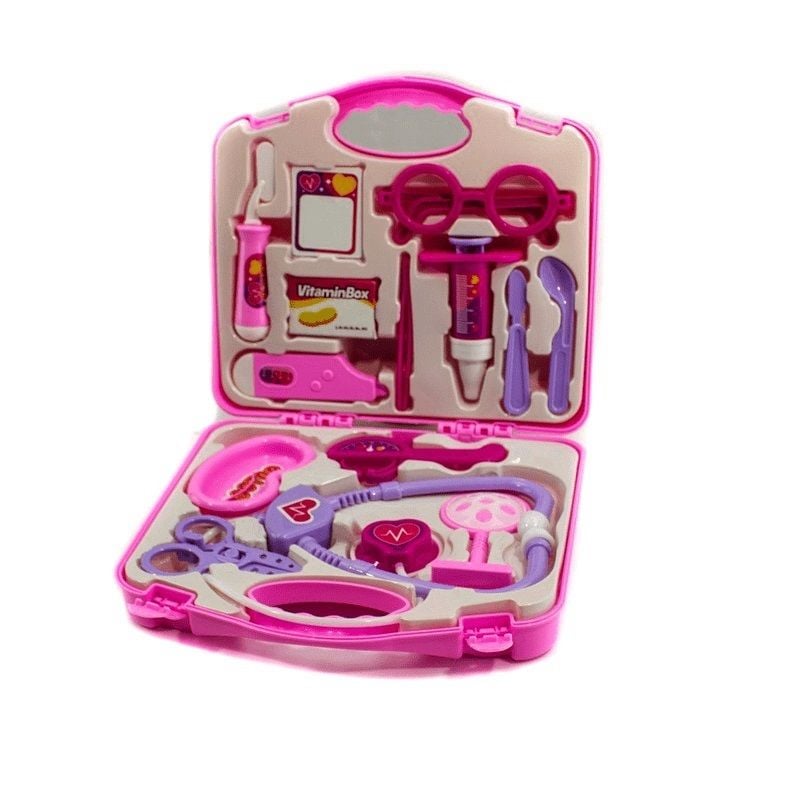 Pembe Çantalı Doktor Seti