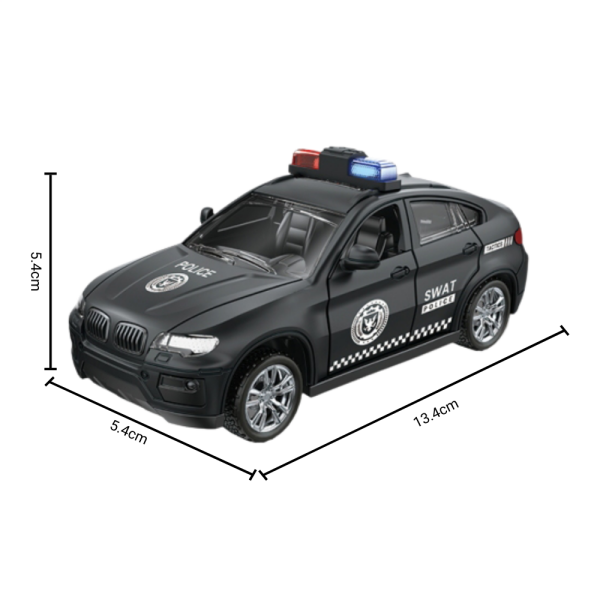 City Hero Renkli Sürtmeli Polis Arabaları