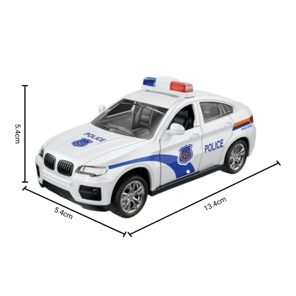 City Hero Renkli Sürtmeli Polis Arabaları