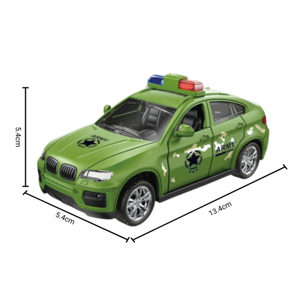 City Hero Renkli Sürtmeli Polis Arabaları