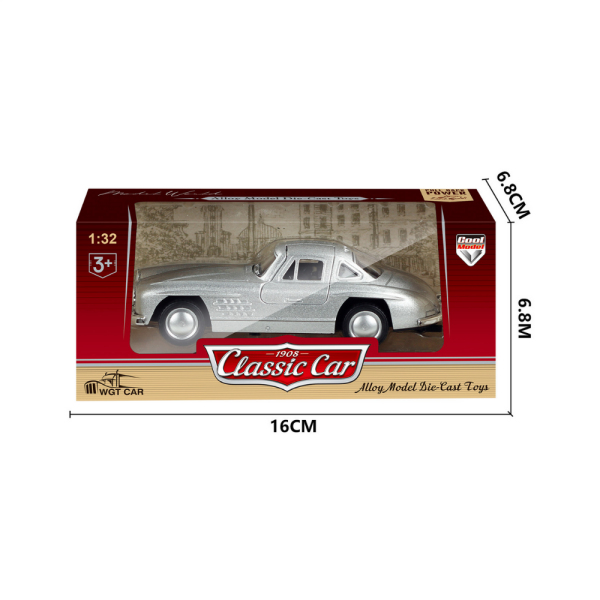 1:32 Die-Cast Klasik Arabalar (4 Asorti)