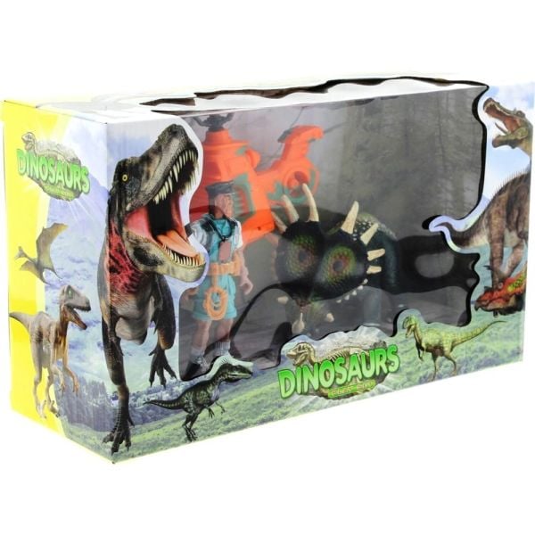 Dinozor Avcısı Helikopter ve Figür