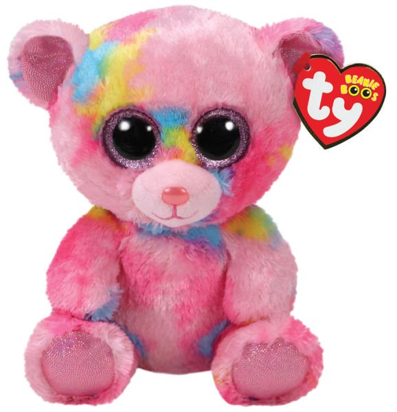TY Beanie Boos Franky Pembe Rengarek Ayı 15 cm.