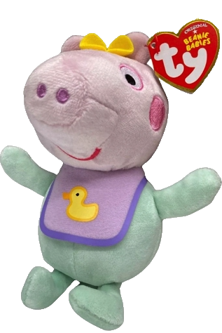 TY Beanie Babies Peppa Pig Evie 20 cm.