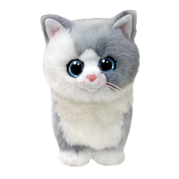 TY Beanie Babies Gri Kedi Furley 20 cm.