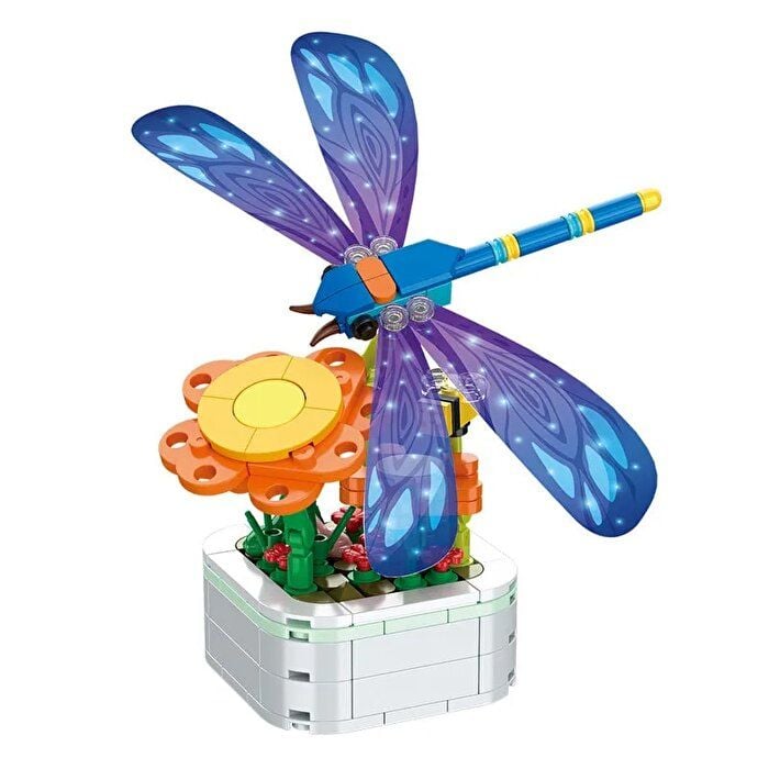 Çiçekler ve Böcekler Yapı Blokları (8 Asorti)