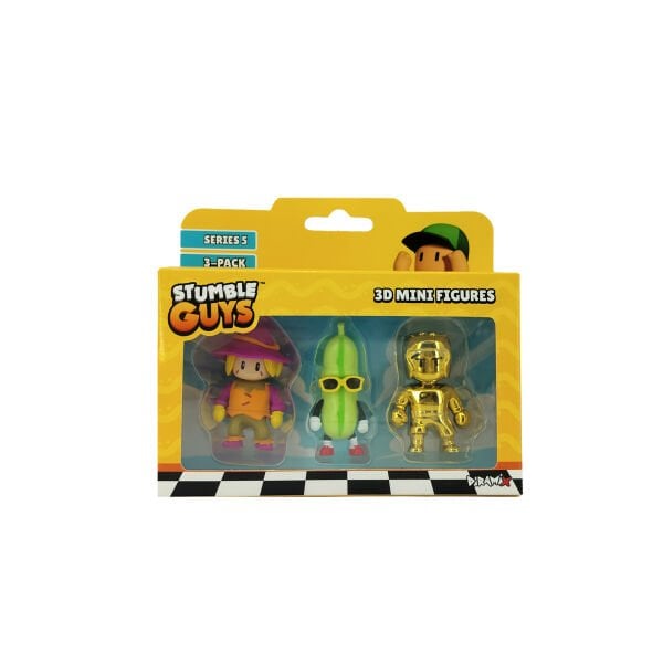 Stumble Guys 3'lü Mini Figür Seti S5