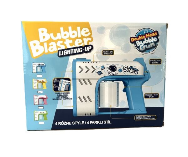 Bubble Blaster Çift Çıkışlı Köpük Tabancası (4 Asorti)
