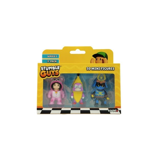 Stumble Guys 3'lü Mini Figür Seti S5