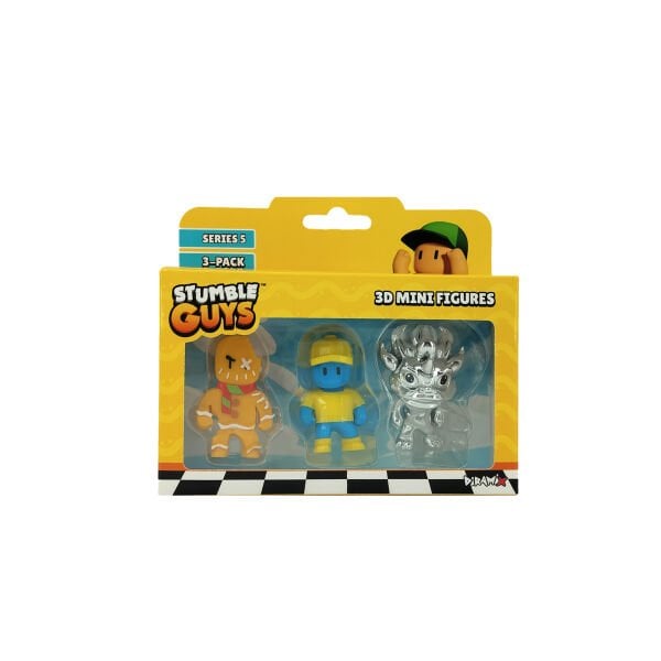 Stumble Guys 3'lü Mini Figür Seti S5