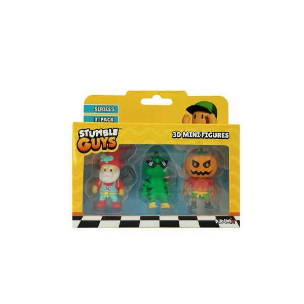 Stumble Guys 3'lü Mini Figür Seti S5