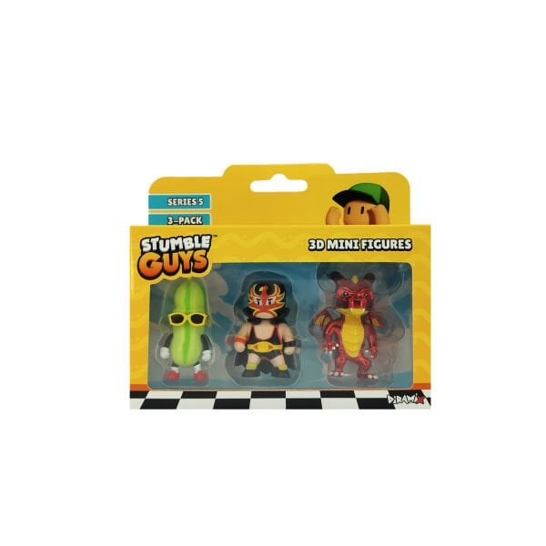 Stumble Guys 3'lü Mini Figür Seti S5