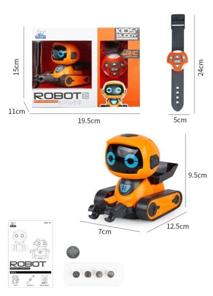 Saat Kumandalı Pilli Robot