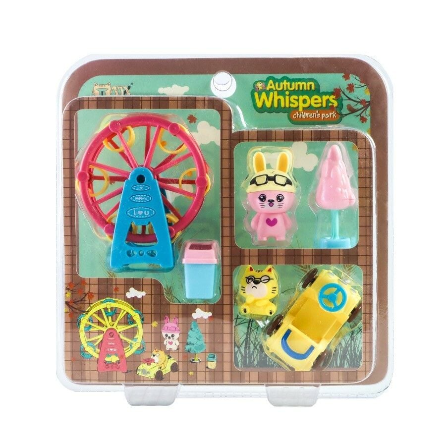 Sevimli Kedi Lunaparkı (3 Asorti)