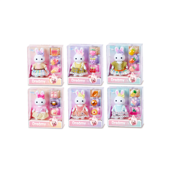 Bay Dreamy Aksesuarlı Tavşan Seti (6 Asorti)