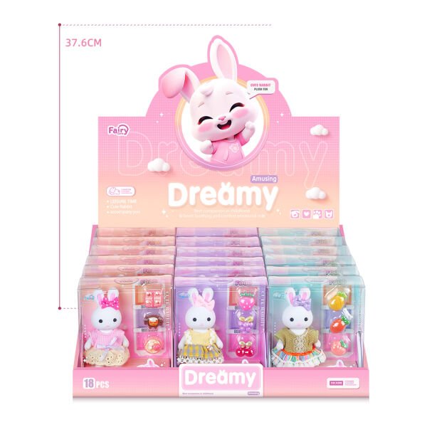 Bay Dreamy Aksesuarlı Tavşan Seti (6 Asorti)