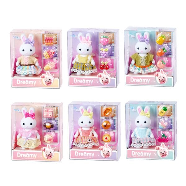 Bay Dreamy Aksesuarlı Tavşan Seti (6 Asorti)