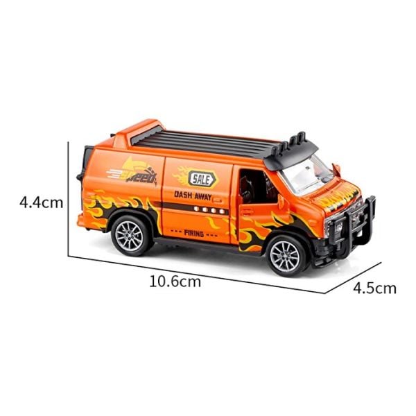 1:36 Die-Cast Çek Bırak Arazi Minibüsü