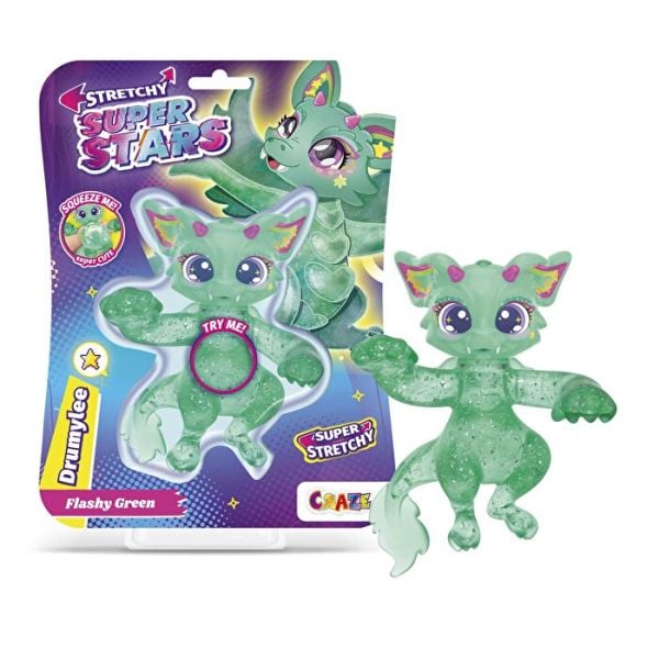 Superstars - Flashy Green Drumylee Strecthy - Figür