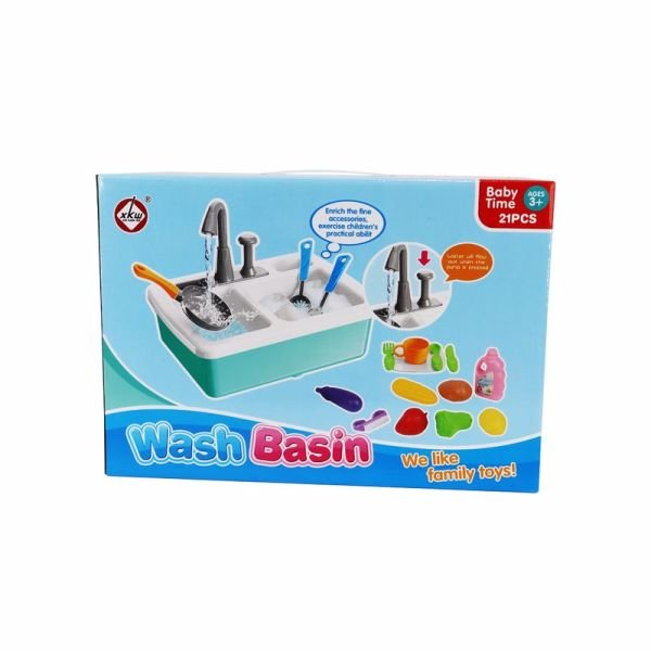 21 Parça Mutfak Lavabo Oyun Seti