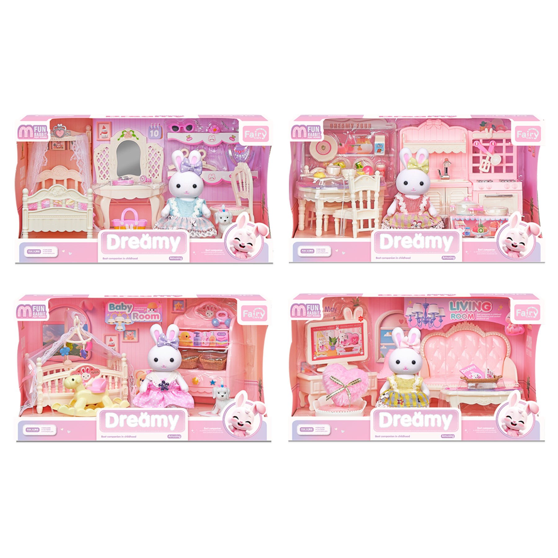 Bay Dreamy Mutlu Ev Takımı Oyun Seti (4 Asorti)