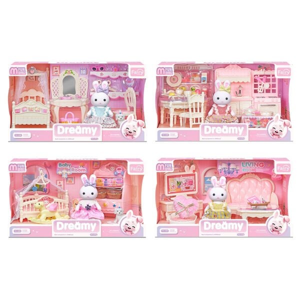 Bay Dreamy Mutlu Ev Takımı Oyun Seti (4 Asorti)