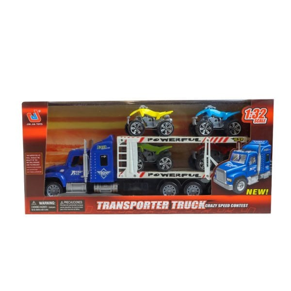 Renkli ATV Taşıyıcı Tır (3 Asorti)