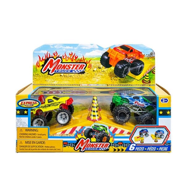 6 Parça Monster Truck Rampa Seti