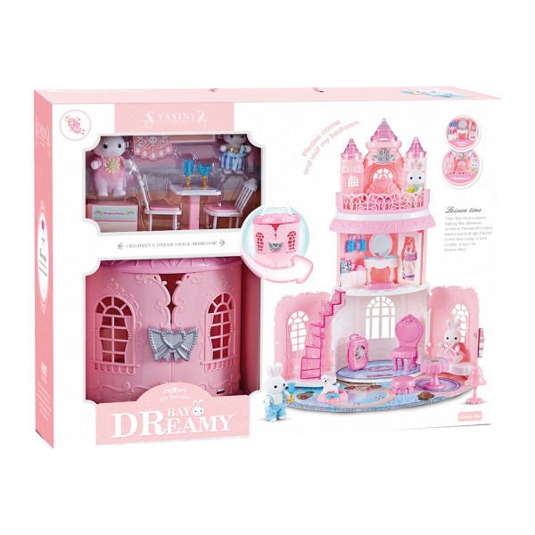 Bay Dreamy Taşınabilir Şato Evi Oyun Seti