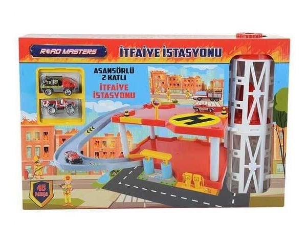 İki Katlı Kule Asansörlü İtfaiye Garajı