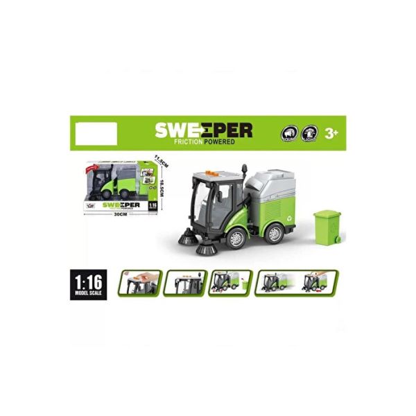 1:16 Sesli ve Işıklı Yol Temizlik Aracı