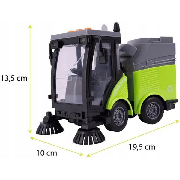 1:16 Sesli ve Işıklı Yol Temizlik Aracı