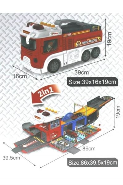 Dönüşen İtfaiye İstasyonu Kırmızı