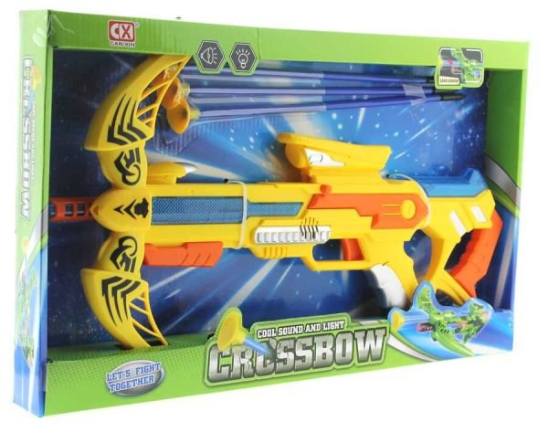 Sesli ve Işıklı Mekanik Ok Atan Tabanca