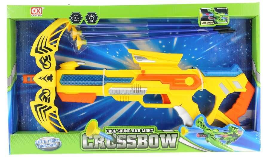 Sesli ve Işıklı Mekanik Ok Atan Tabanca