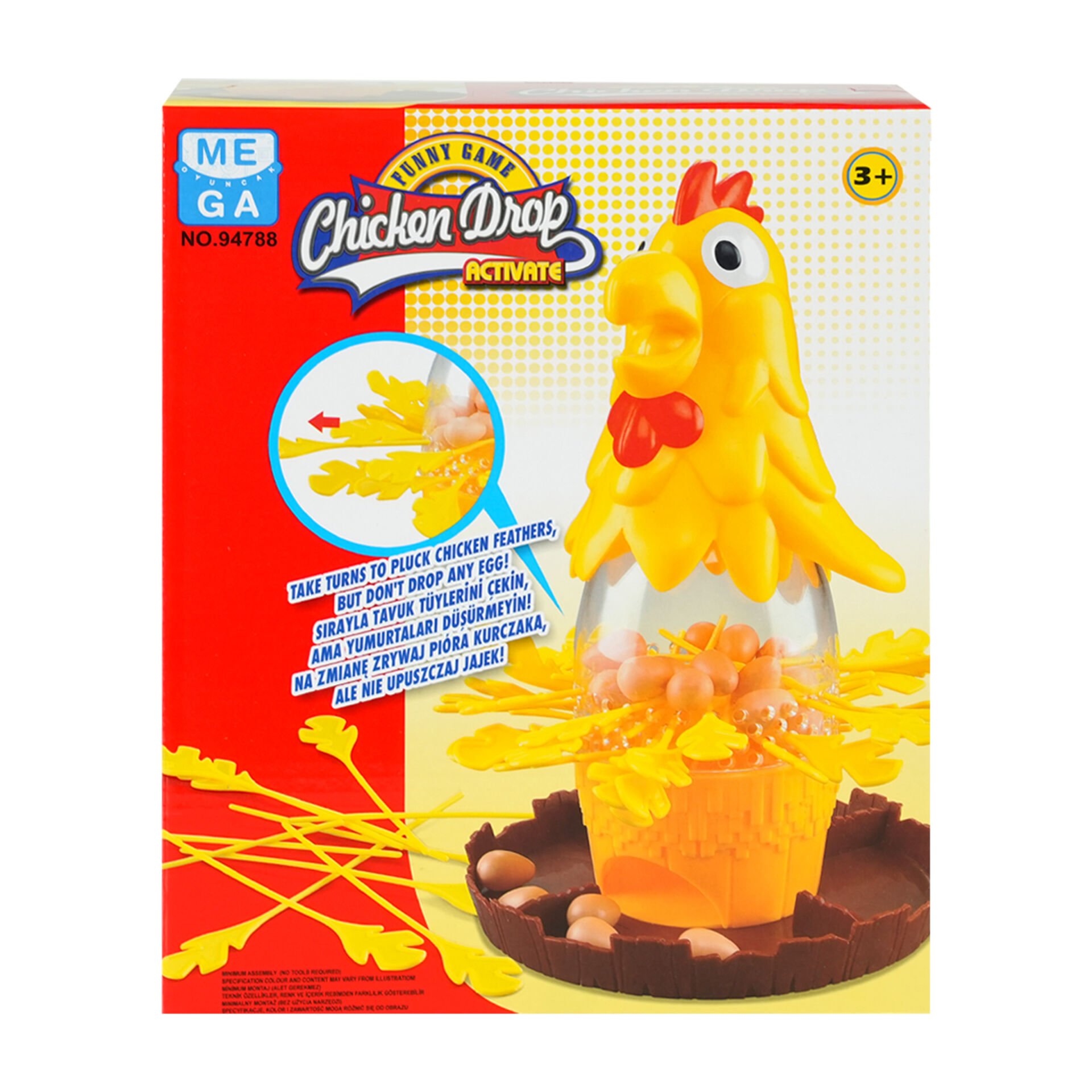 Chicken Drop Eğlenceli Tavuk Oyun Seti
